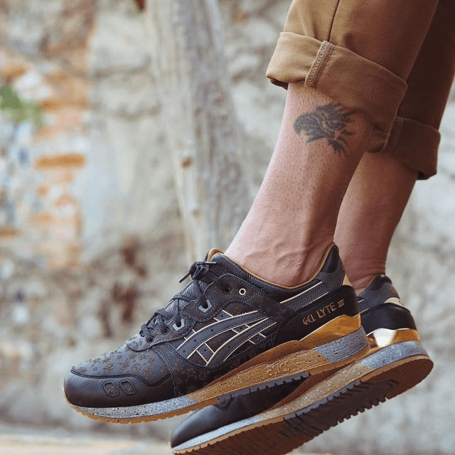 Giày Asics Gel Lyte 3 Vanda Kuro HK6M3-9090 - Ảnh 4