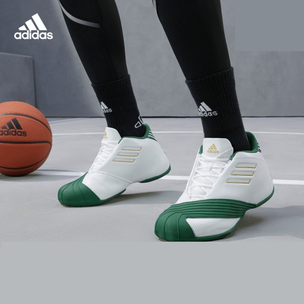 Giày Adidas T-Mac 1 'White Team Dark Green' FW3663 - Ảnh 4