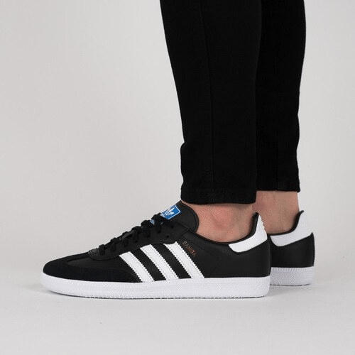 Giày Adidas Samba OG J 'Black White' B37294 - Ảnh 3