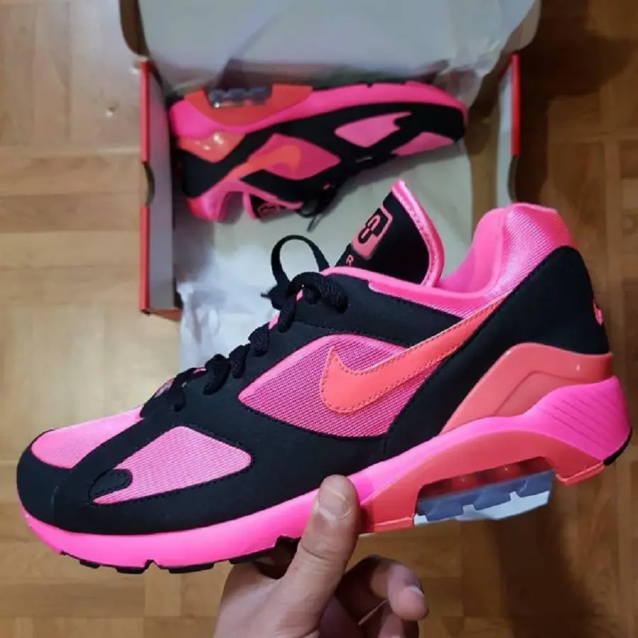 Giày Nike x Comme des Garcons Homme Plus Air Max 180 Black AO4641-601 - Ảnh 5