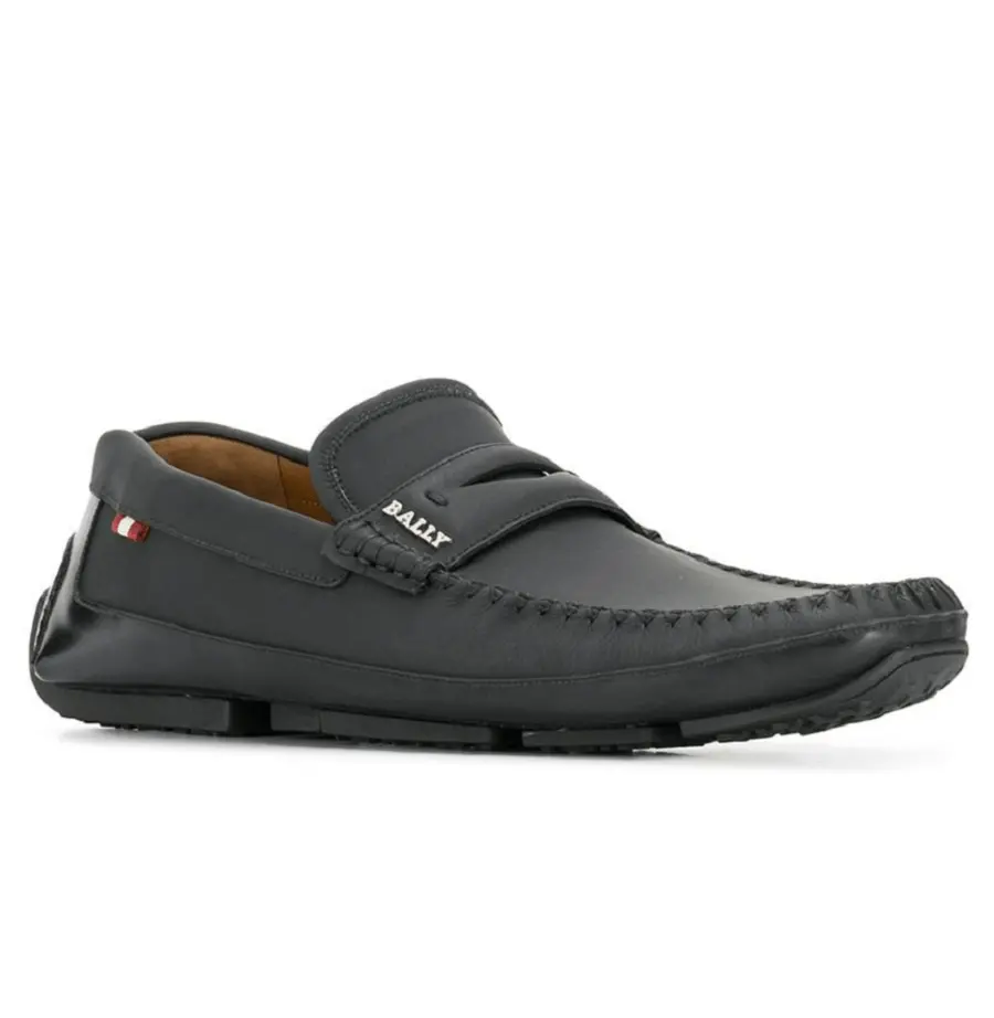 Alternative view of Giày Bally Men's Black Pintos Leather Loafers 'Black' 6222970