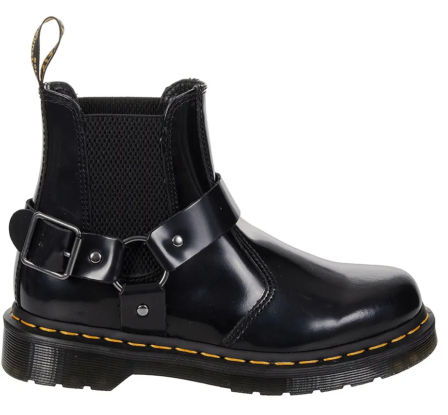 Giày Dr. Martens Wincox Smooth Leather Buckle Boots 'Black' 23866001