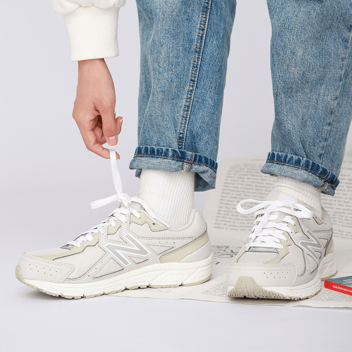 Giày New Balance 480 'Beige' W480KO5 - Ảnh 4