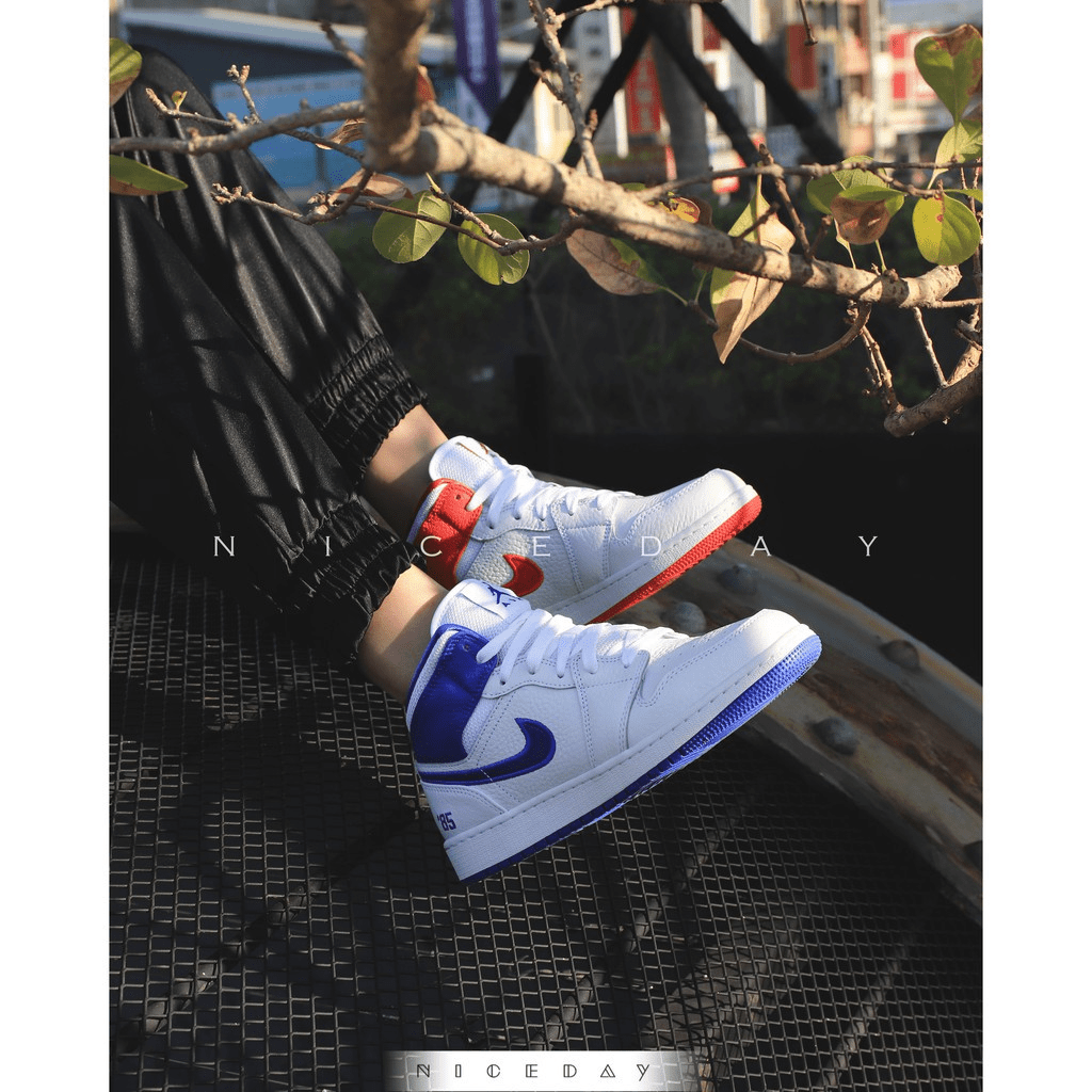 Giày Nike Air Jordan 1 Mid GS '85' DH0200-100 - Ảnh 5