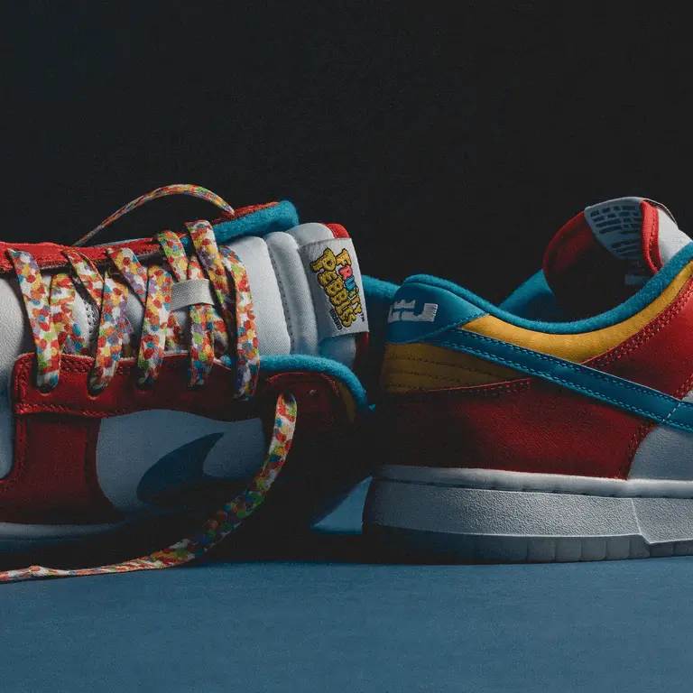 Giày Nike Dunk Low QS 'LeBron James Fruity Pebbles' DH8009-600 - Ảnh 4