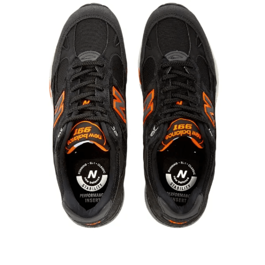 Giày New Balance 991 Made In England Neon Black Orange