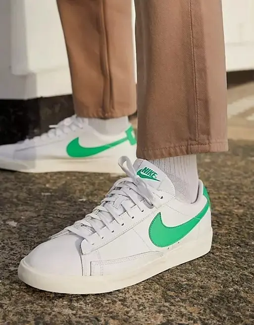 Giày Nike Blazer Low 'White Green' CZ7576-101 - Ảnh 3