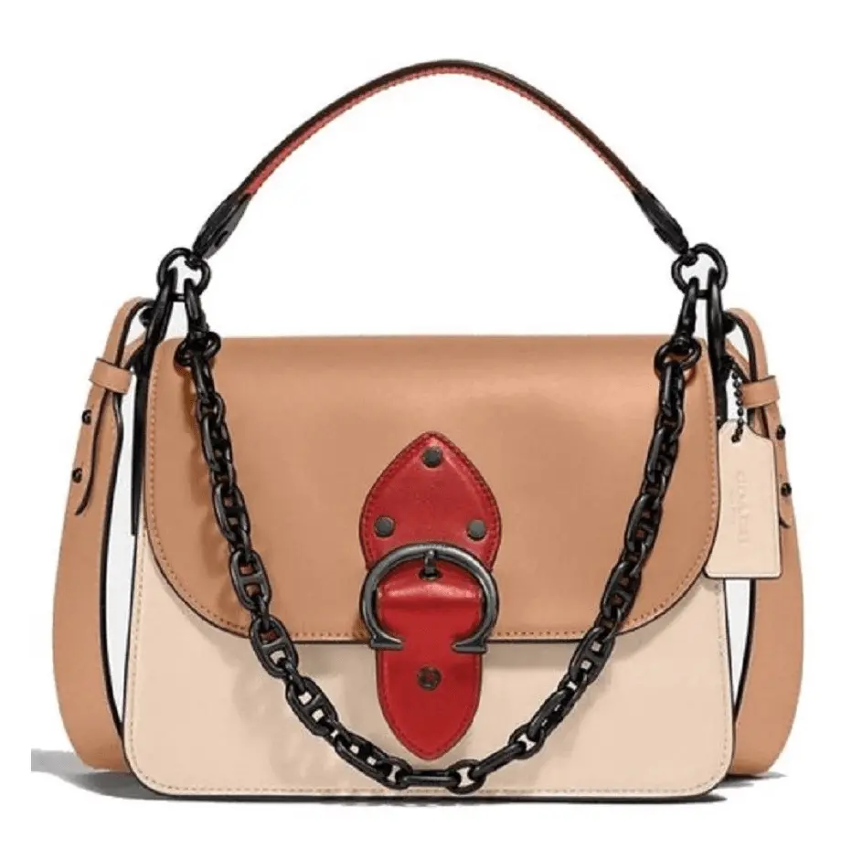 Túi Coach Beat Shoulder Bag In Colorblock C2595 V5LBO