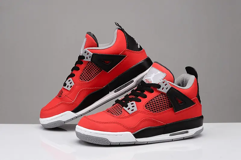Alternative view of Giày Nike Air Jordan 4 Retro GS 'Toro Bravo' 408452-603
