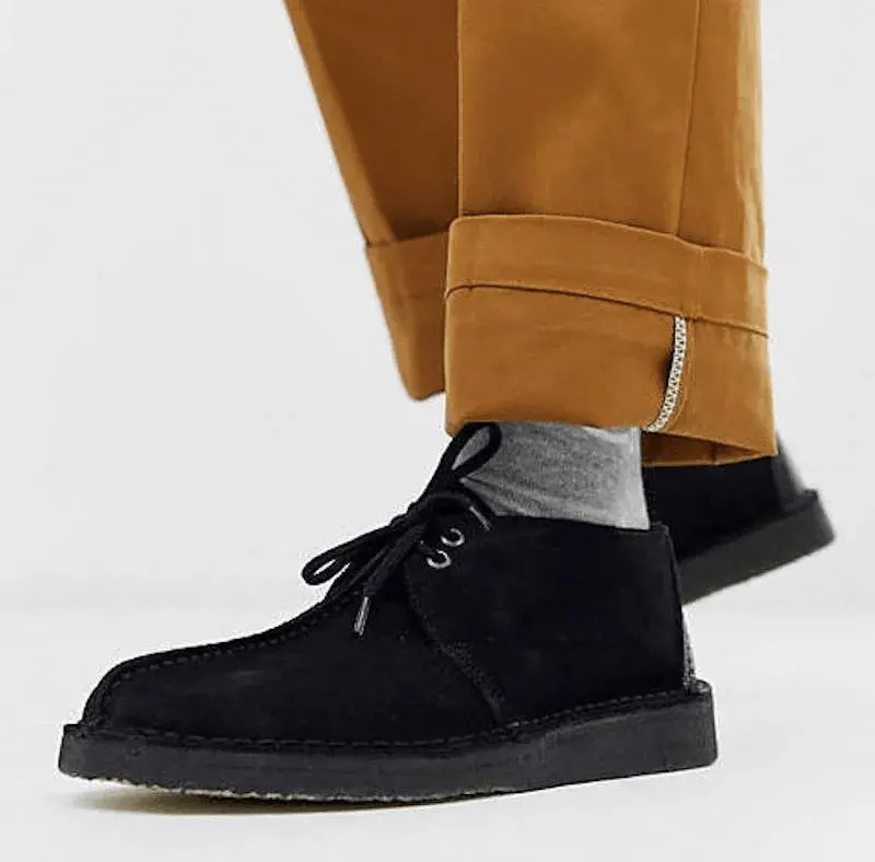 Alternative view of Giày Clarks Desert Trek GTX 'Black Suede' 261-65030
