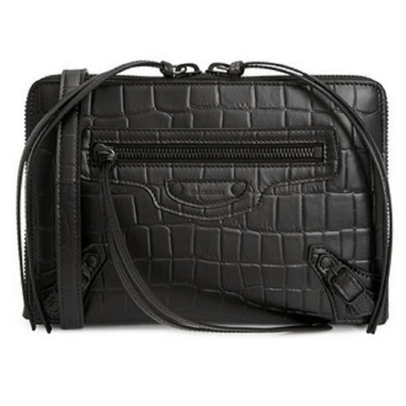 Túi Balenciaga Neo Pouch Crocodile 'Black' 644482-15v07-1000
