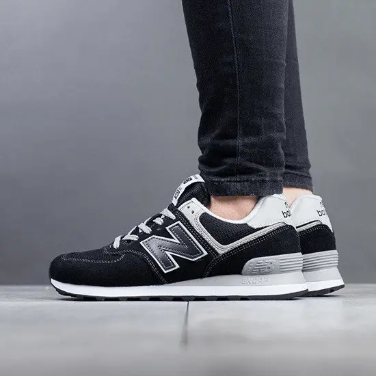 Giày New Balance Wmns 574 'Core Black' WL574EB - Ảnh 8