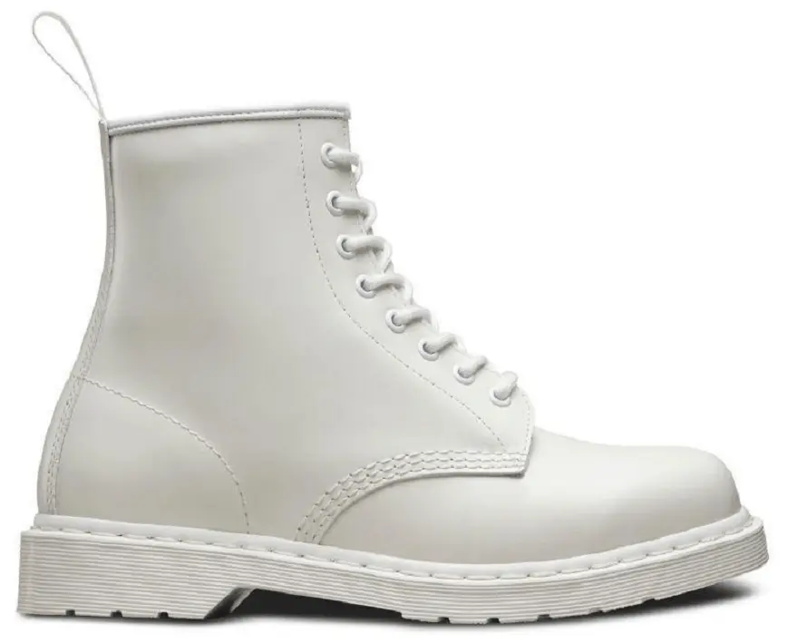 Giày Dr. Martens 1460 White Mono Smooth Leather Boots 14357100