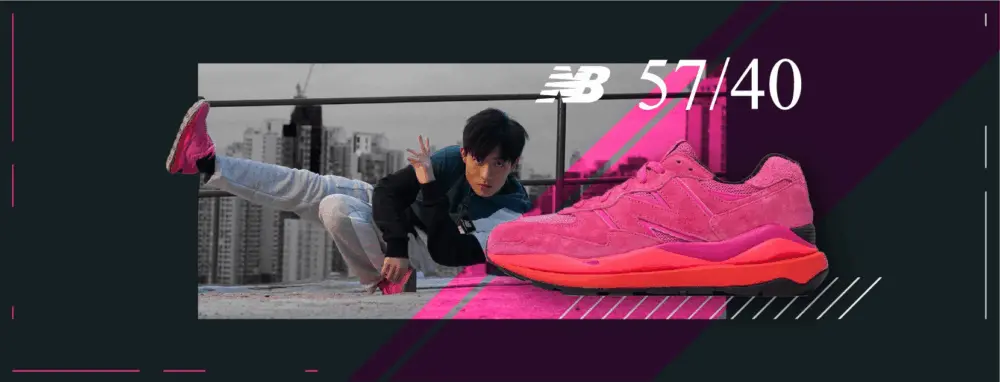 Giày New Balance 57/40 'Pink Glow' M5740VD - Ảnh 7
