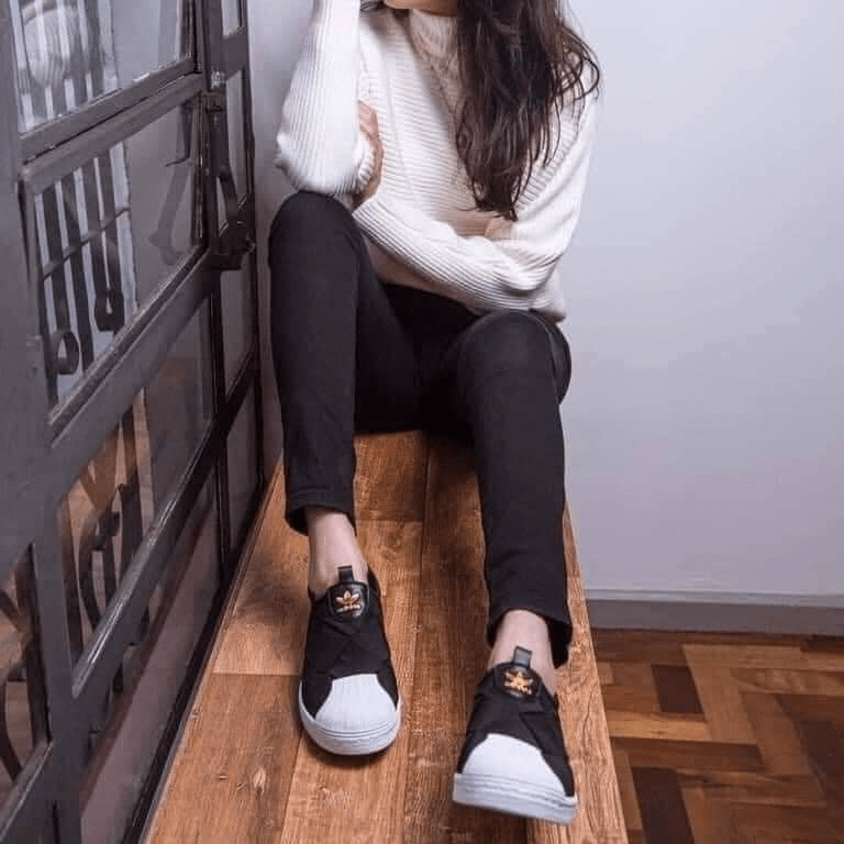 Giày Adidas Superstar Slip On 'Black' FV3187 - Ảnh 3