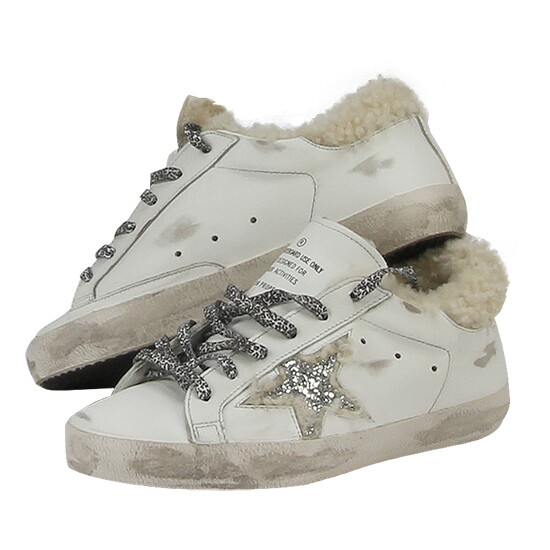 Giày Golden Goose Superstar White and Lambskin G35WS590-P90 - Ảnh 9