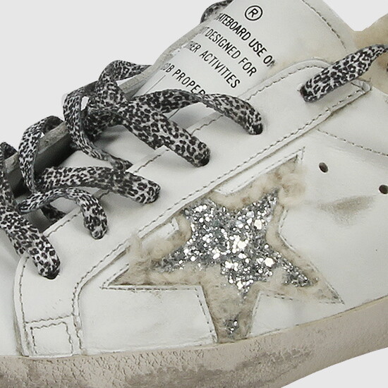 Giày Golden Goose Superstar White and Lambskin G35WS590-P90 - Ảnh 6