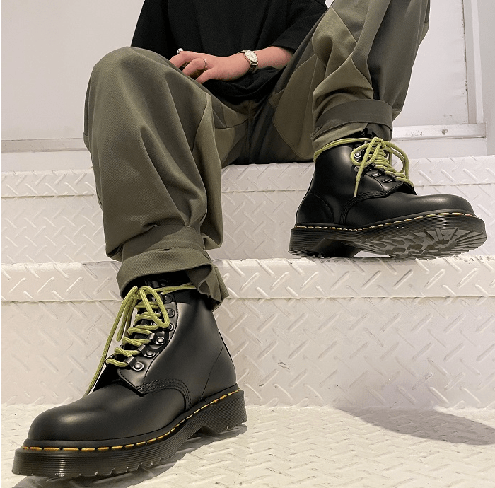 Giày Dr.Martens 1460 Ben Smooth Leather Lace Up 'Black' 26917001 - Ảnh 2