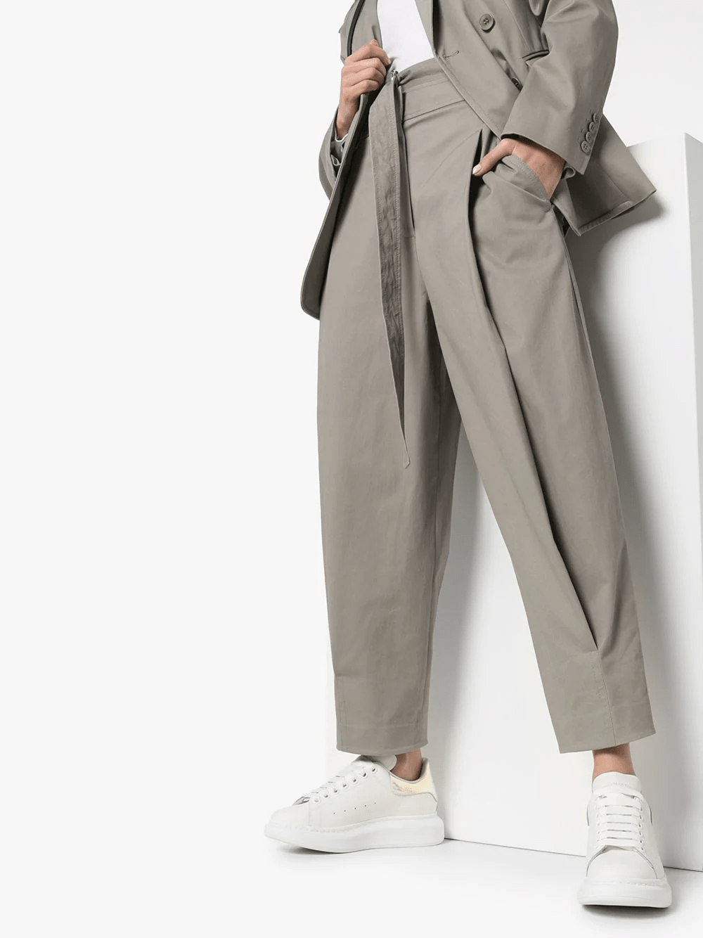 Giày Alexander McQueen Oversized Sneaker 561726WHVI5 - Ảnh 5