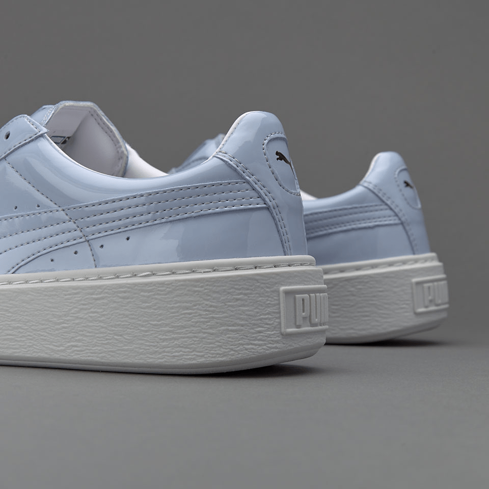 Giày Puma Basket Platform Patent Halogen Blue 363314-01 - Ảnh 4