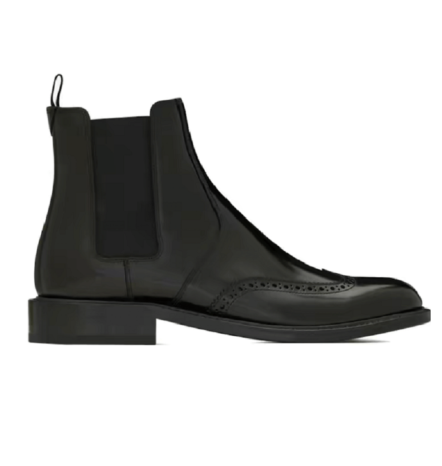 Giày Saint Laurent Army Chelsea Boots in Smooth Leather 'Black' 6323691Y0001000