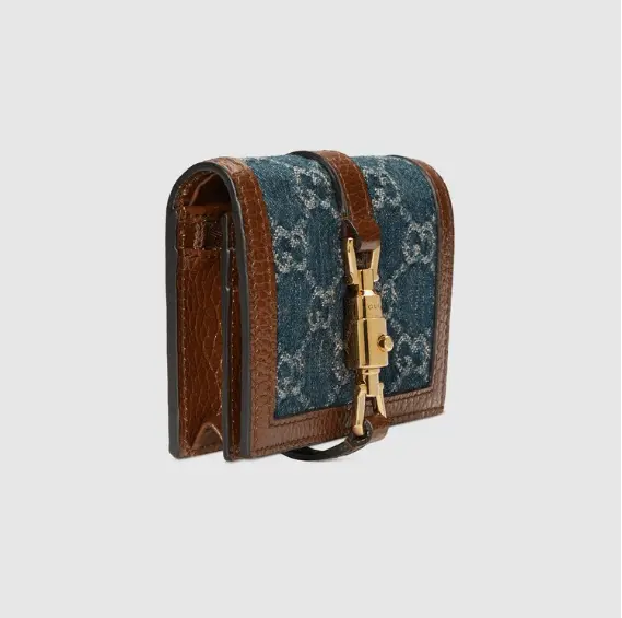 Túi Gucci Jackie 1961 Card Case Wallet 645536-2KQGG-8375 - Ảnh 3