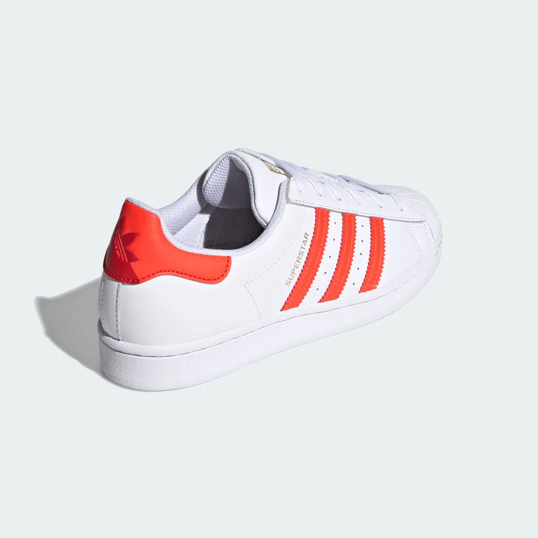 Giày Adidas Superstar 'White Red' FX5963 - Ảnh 2