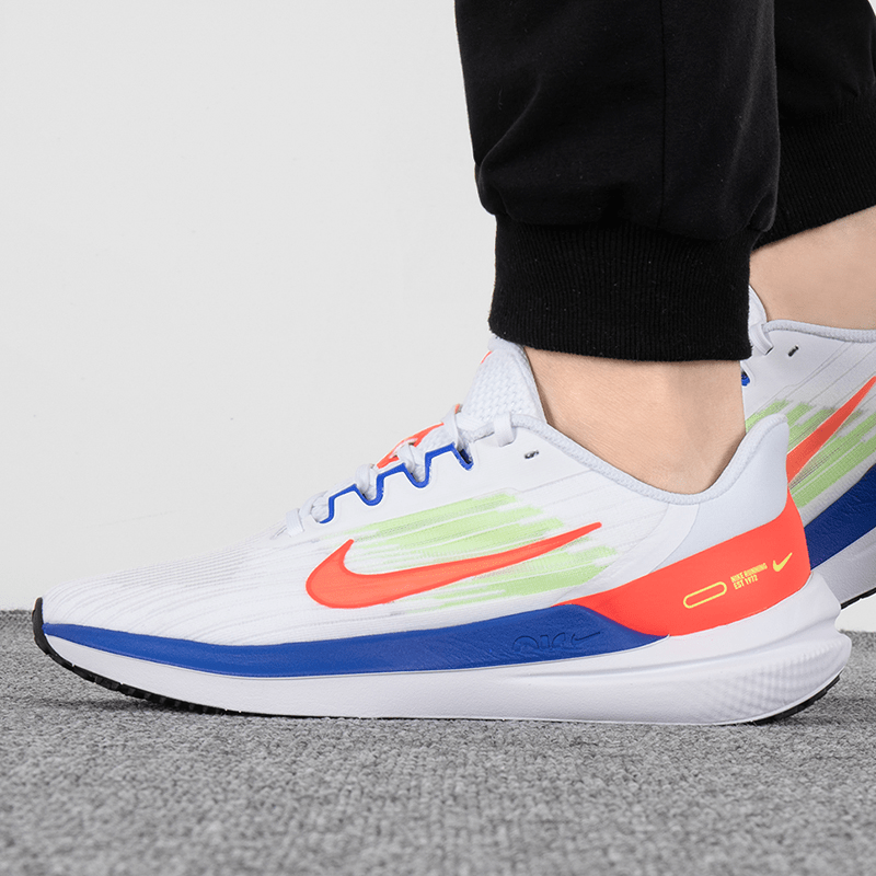 Giày Nike Air Winflo 9 'White Racer Blue Crimson' DX3355-100 - Ảnh 2