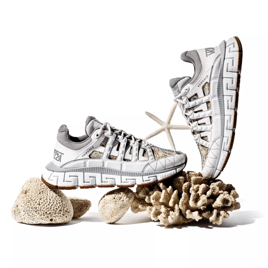 Giày Versace Trigreca 'Barocco Print White' DSU8094 D16TCG D014H - Ảnh 5