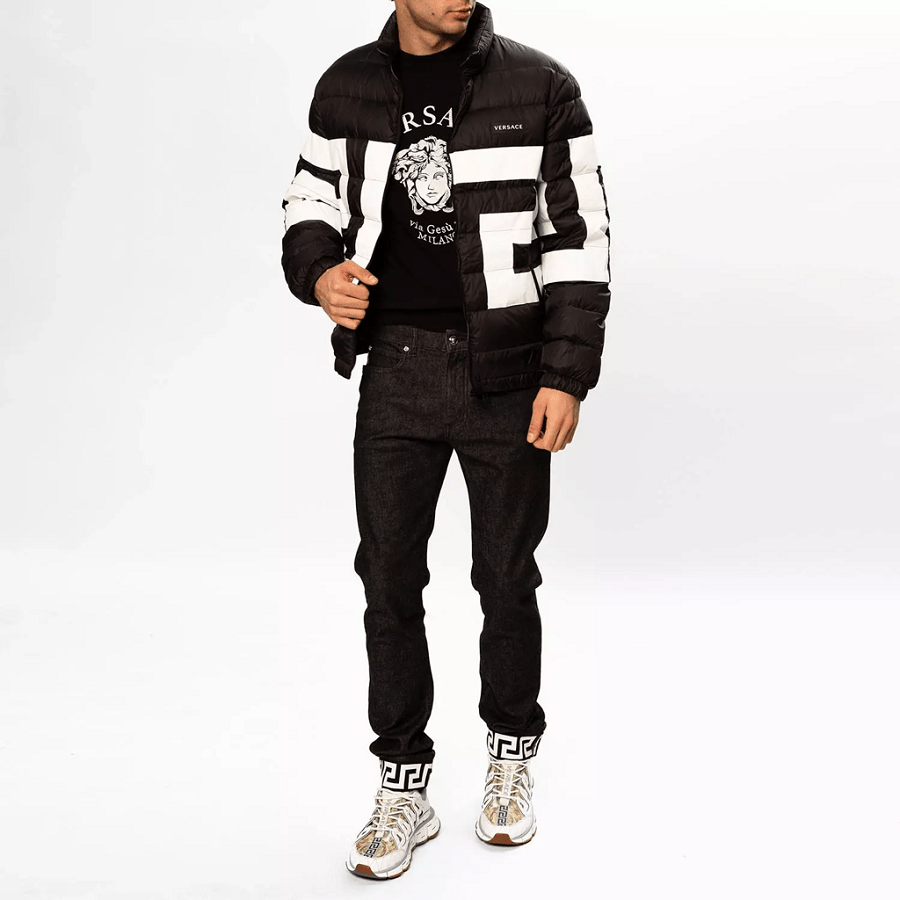 Giày Versace Trigreca 'Barocco Print White' DSU8094 D16TCG D014H - Ảnh 3