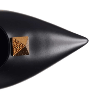 Alternative view of Giày Valentino Roman Stud Flat Mule In Calfskin VW2S0BK2GNF0NO