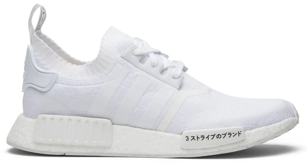 Giày Adidas NMD_R1 Primeknit 'Japan Triple White' BZ0221
