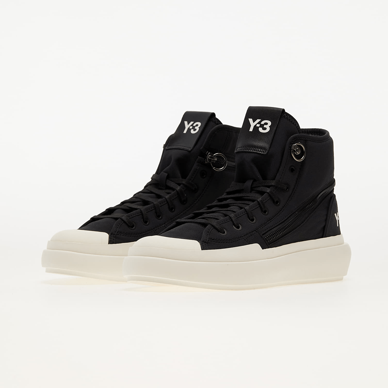 Giày Adidas x Y-3 Ajatu Court High Black Men H05621 - Ảnh 2