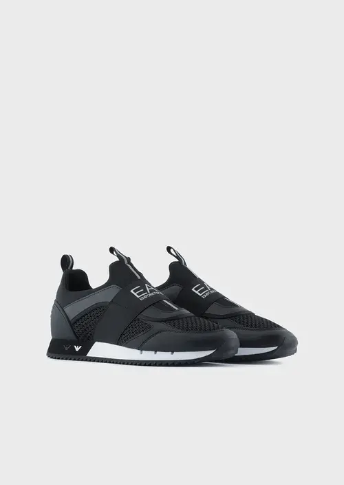 Alternative view of Giày Armani Slip Ons 'Black White' X8X100XK2561N763