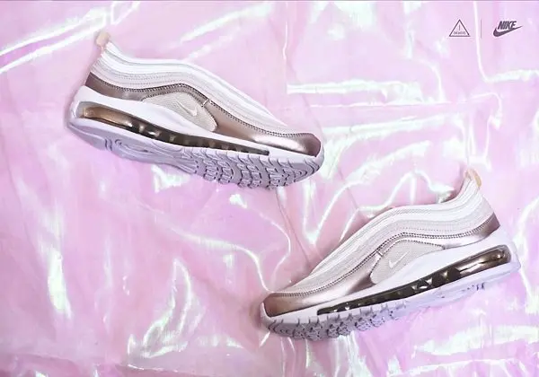 Giày Nike Air Max 97 Phantom Metallic Red Bronze 921523-002 - Ảnh 4