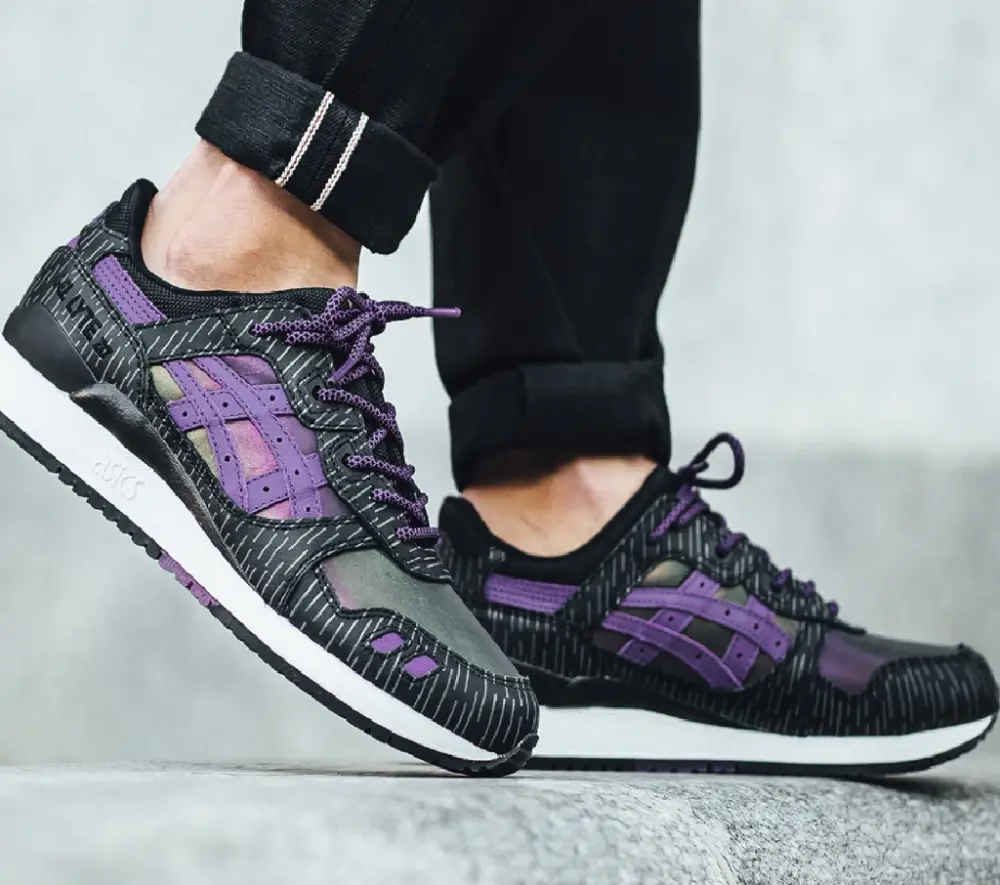 Alternative view of Giày Asics Atmos x Gel Lyte 3 'Midnight Tokyo' TQQ6K2-9032