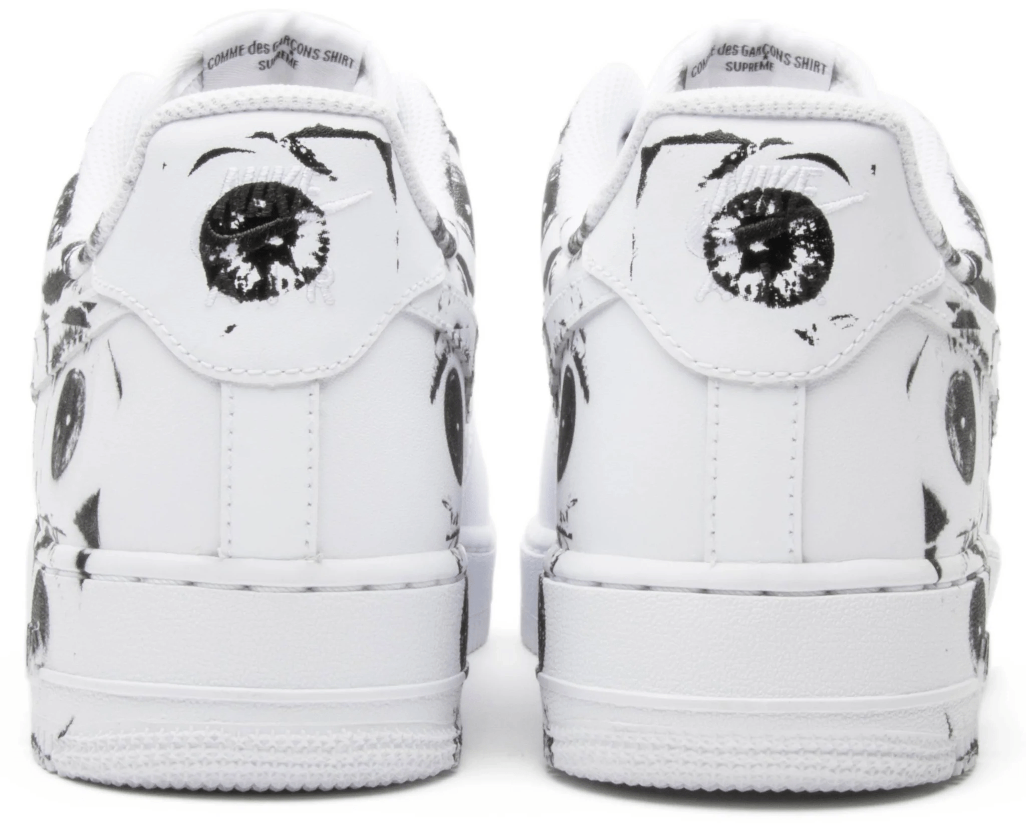 Giày Nike x Comme des Garcons x Supreme Air Force 1 923044-100 - Ảnh 3