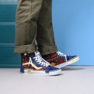 Alternative view of Giày Vans Shoes Skate shoes 'Blue Red' VN0A3WM1ABG