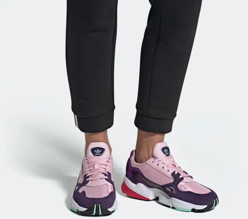 Giày Adidas Wmns Falcon 'Clear Pink Purple' BD7825 - Ảnh 4