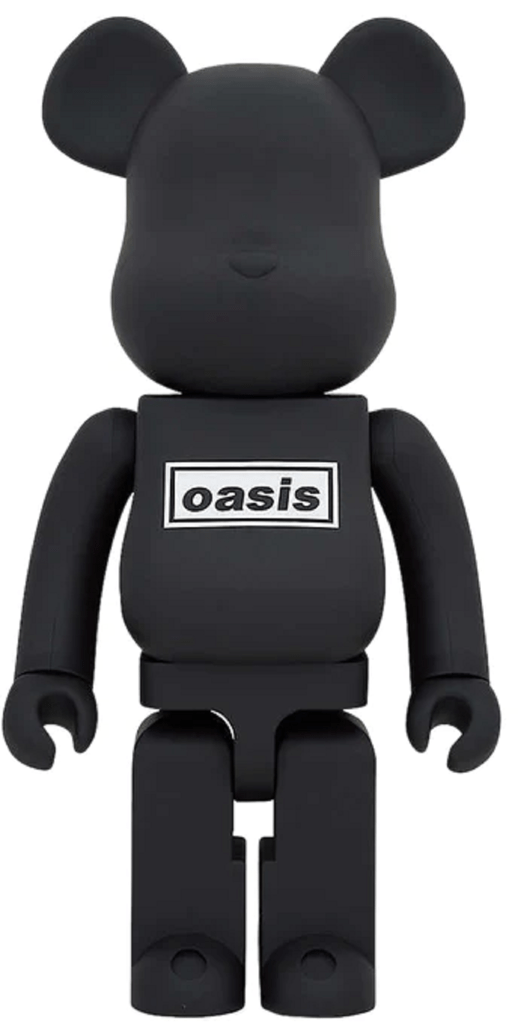 Mô Hình Oasis Be@rbrick 1000% 'Black Rubber' 15498-BLK