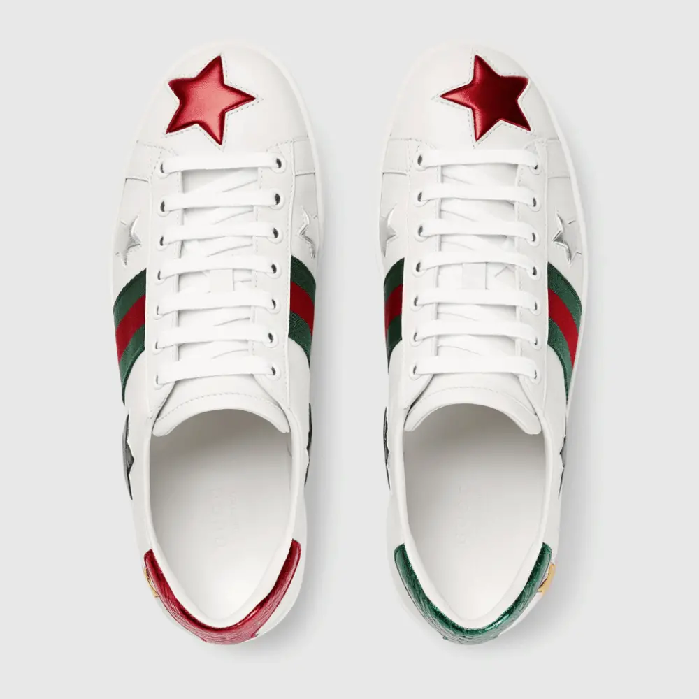 Giày Gucci Wmns Ace 'Stars' 454562-DOP50-9076 - Ảnh 3