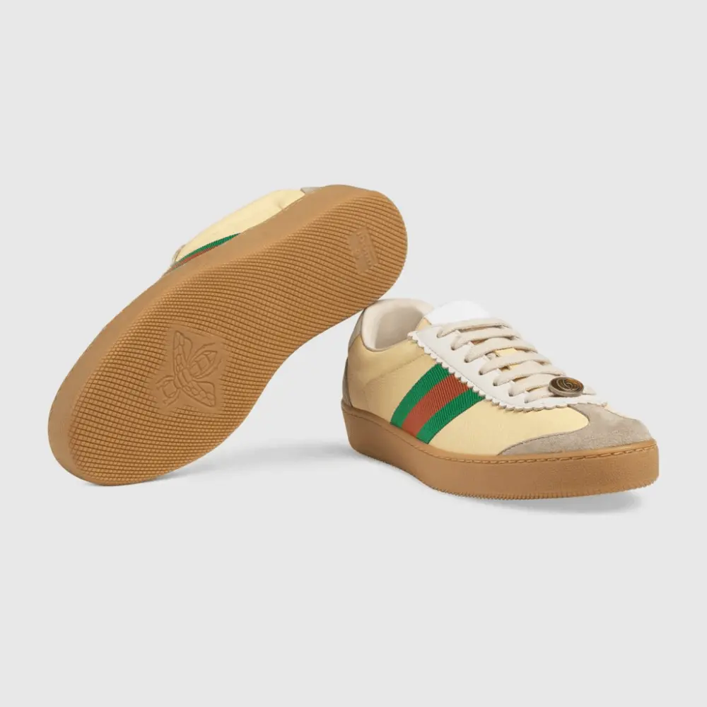 Alternative view of Giày Gucci G74 Web Low 'Oatmeal' 624486-0PV20-9560