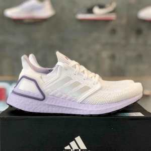 Alternative view of Giày Adidas Wmns UltraBoost 20 'White Purple Tint' FX8277
