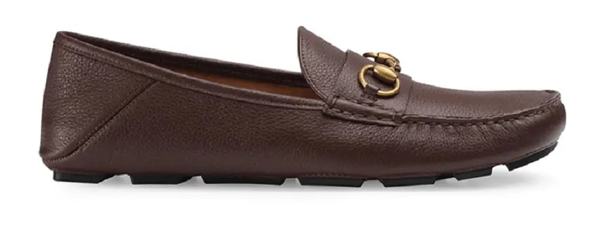 Giày Gucci Brown Horsebit Men's Leather Driver 548604-BXO00-2254