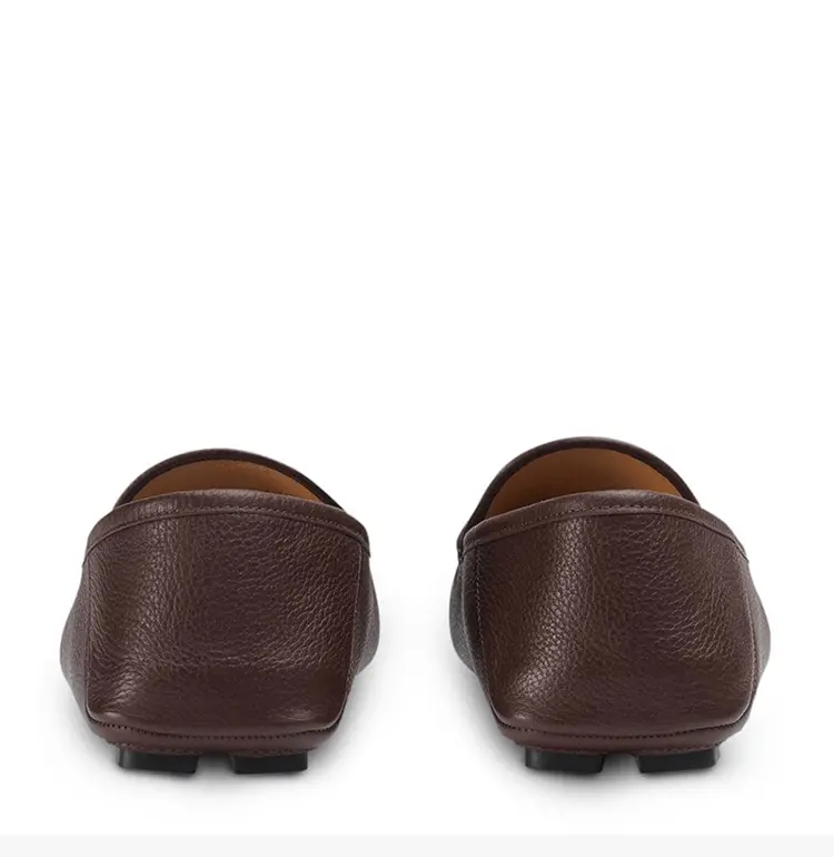 Giày Gucci Brown Horsebit Men's Leather Driver 548604-BXO00-2254 - Ảnh 4