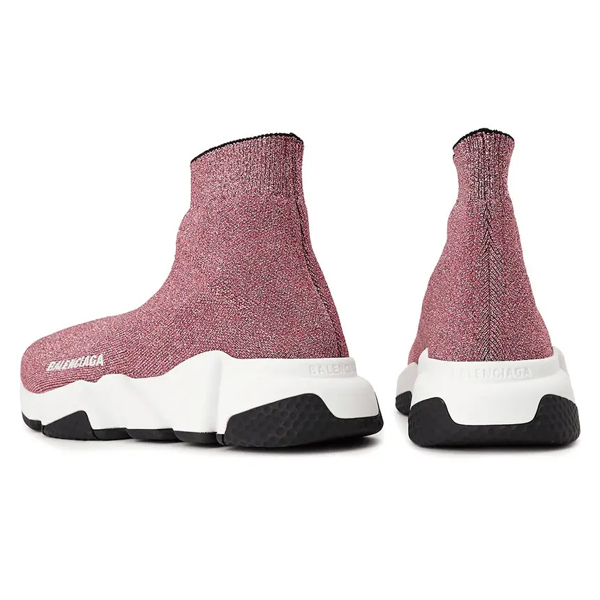 Giày Balenciaga Wmns Speed Trainer 'Pink' 593698 W0682 5961 - Ảnh 3