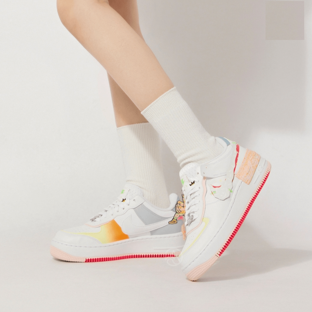Giày Nike Air Force 1 Low Shadow 'White Pink Orange' DV1364-111 - Ảnh 6