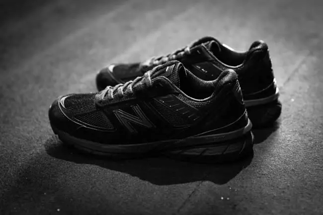 Giày New Balance 990v5 Made in USA ‘Black’ M990BB5 - Ảnh 4