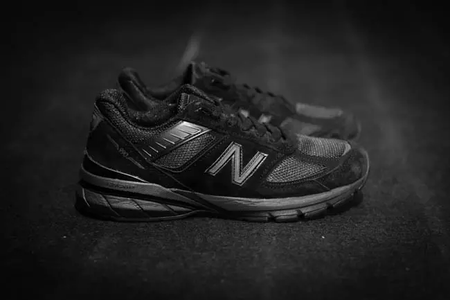 Giày New Balance 990v5 Made in USA ‘Black’ M990BB5 - Ảnh 8