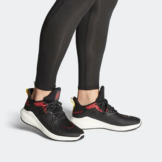 Alternative view of Giày Adidas AlphaBounce 3 'Crimson Black' FW6733